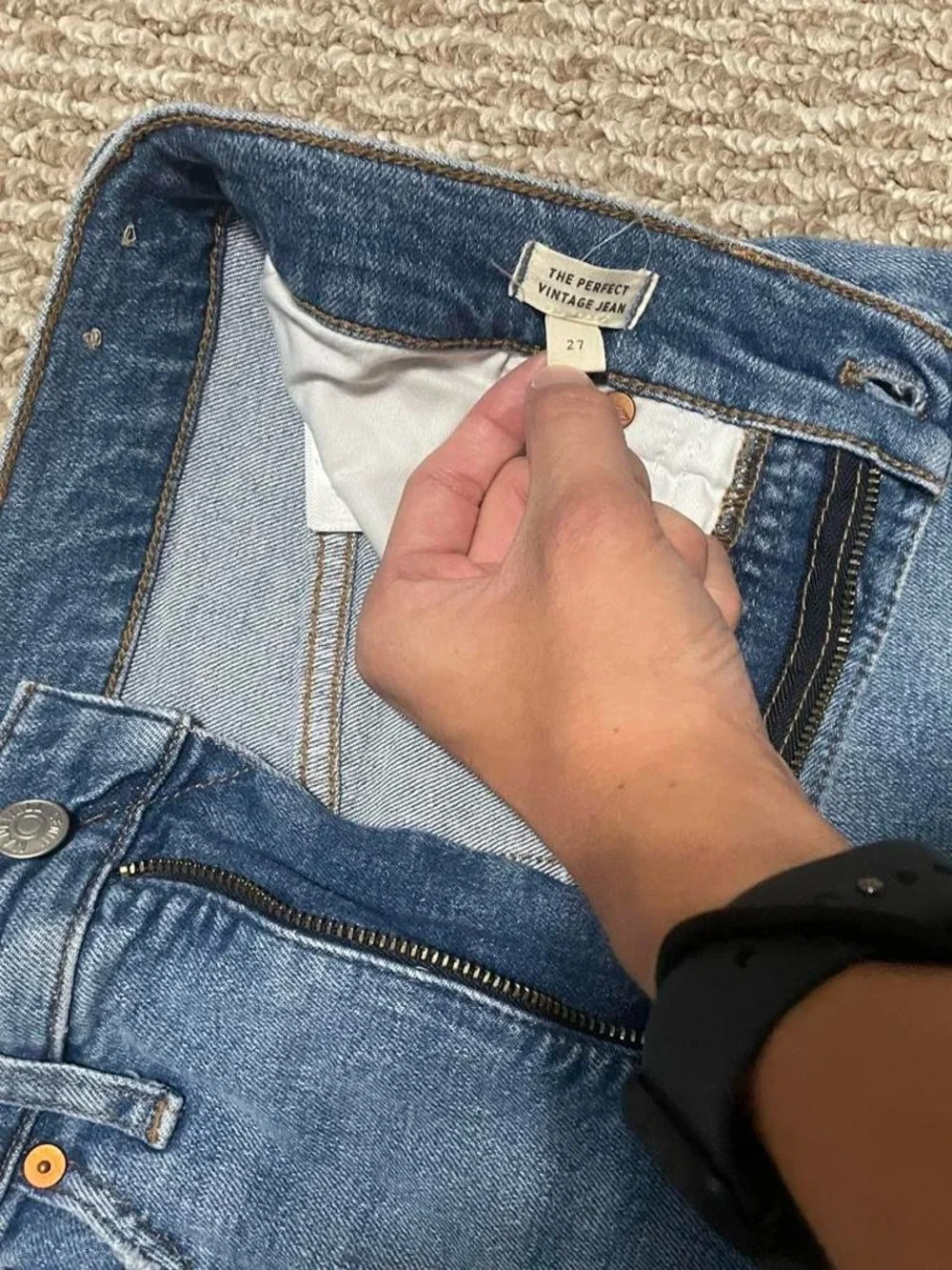 Madewell The Perfect Vintage Jean Size 27
